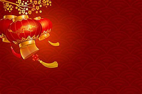 Vector Red Chinese Lanterns In The Background | Chinese background, Chinese lanterns, Background ...