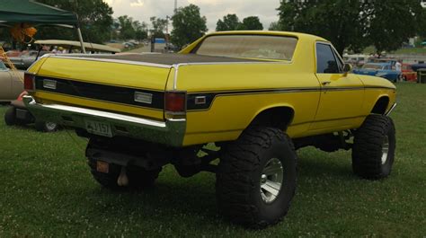 Lifted 1970 Chevy El Camino Rides On GM Truck Chassis: Video