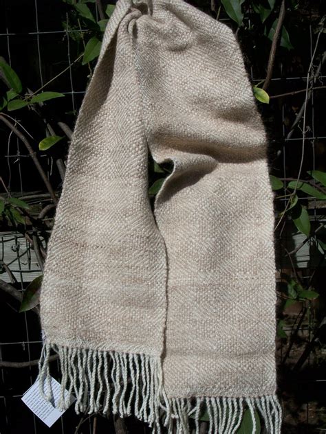 Handwoven Alpaca-Wool Scarf Handwoven Alpaca Scarf Handspun | Etsy