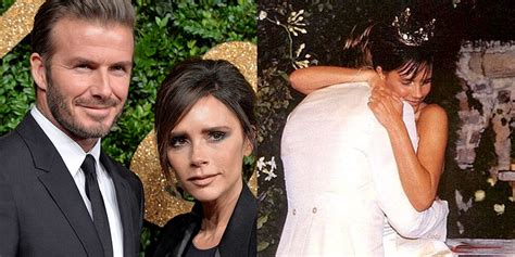 See Victoria Beckham's Timeless Wedding Dress In Rare Ceremony Photos ...