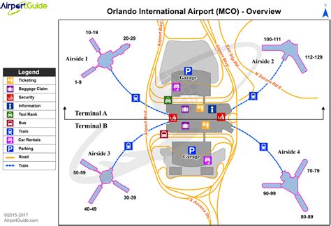 Orlando - Orlando International (MCO) Airport Terminal Maps ...