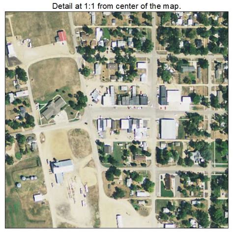 Aerial Photography Map of Castlewood, SD South Dakota