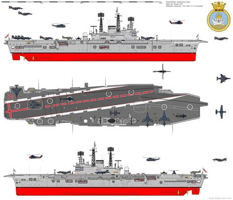 HMS Ark Royal R 09 Audacious class aircraft carrier Royal Navy