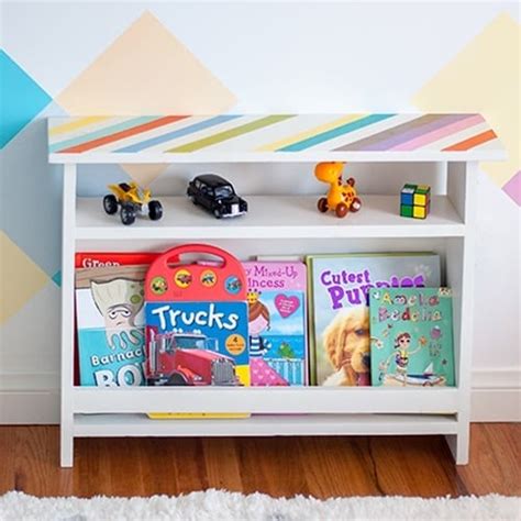 Easy DIY Kids Bedside Table With Book Storage [Plans] - Anika's DIY Life