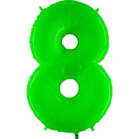 Neon Green NUMBER Balloon Neon Lime Green Giant Number - Etsy