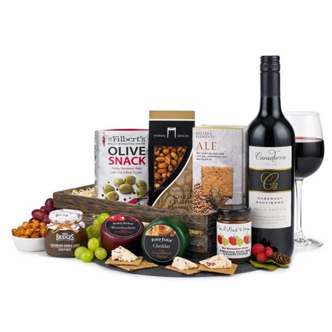 Cheese and Red Wine Hamper | Funky Hampers