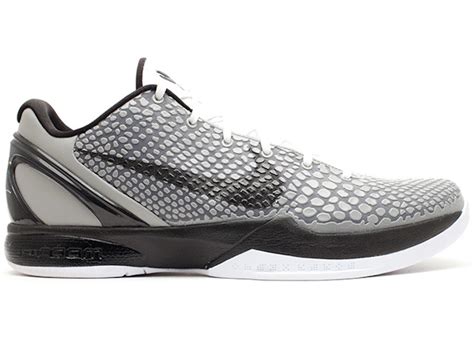 Nike Kobe 6 Grey Black Men's - 429659-007 - US