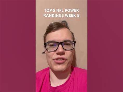 NFL TOP 5 POWER RANKINGS WEEK 8 #shorts - YouTube