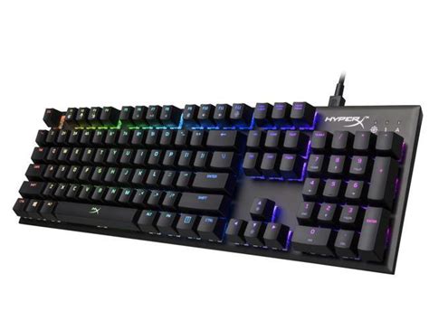 HyperX Alloy FPS RGB Mechanical Gaming Keyboard - Speed Silver, RGB LED - Newegg.com