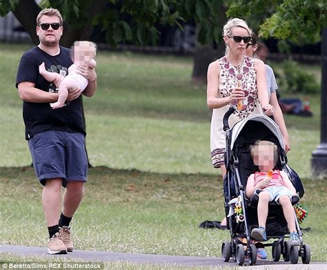 James Corden plays doting dad with wife Julia and his children after OBE | Daily Mail Online