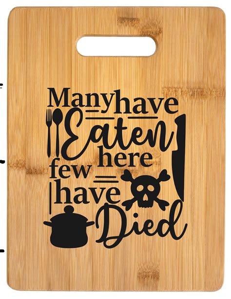 Engraved Cutting Boards With Funny Kitchen Quotes Finished - Etsy