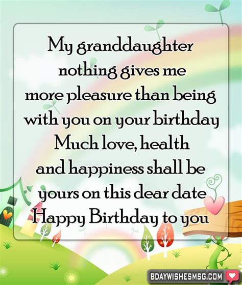 Granddaughter Birthday Quotes