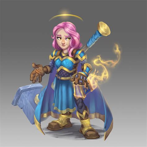 Art of Yağız Kani - Dwarf Paladin | Alrün the Lightbearer