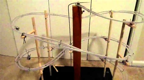 Marble Roller Coaster with Wood and Poly Tubing - YouTube