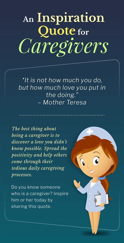 An Inspiration Quote for Caregivers #inspirationalquotes | Healthcare quotes, Caregiver quotes ...