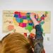 USA Map Puzzle Wooden Puzzle Map of the United States - Etsy