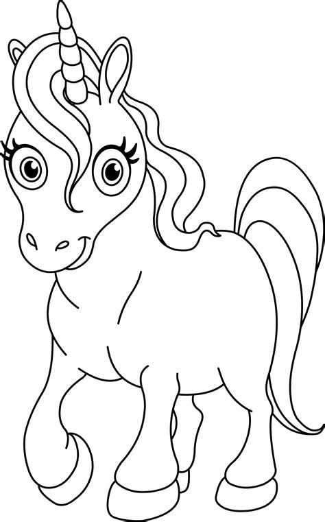 Unicorn coloring pages to download and print for free