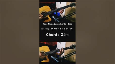 Guitar Tabs + Chords - Tose Naina Lage #acousticguitar #guitartutorial ...