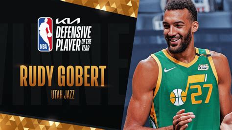 Rudy Gobert named 2020-21 Kia Defensive Player of the Year | NBA.com