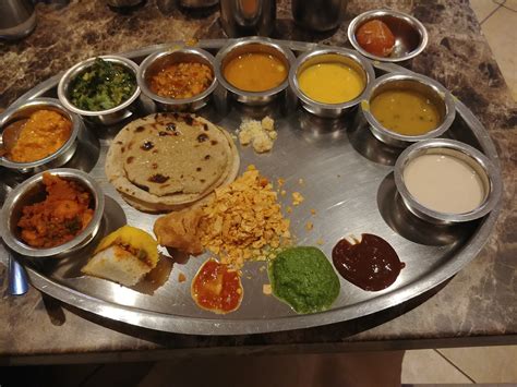 All you can eat vegetarian Indian Thali @ Maharaja Bhog in Houston, TX! : r/vegetarian