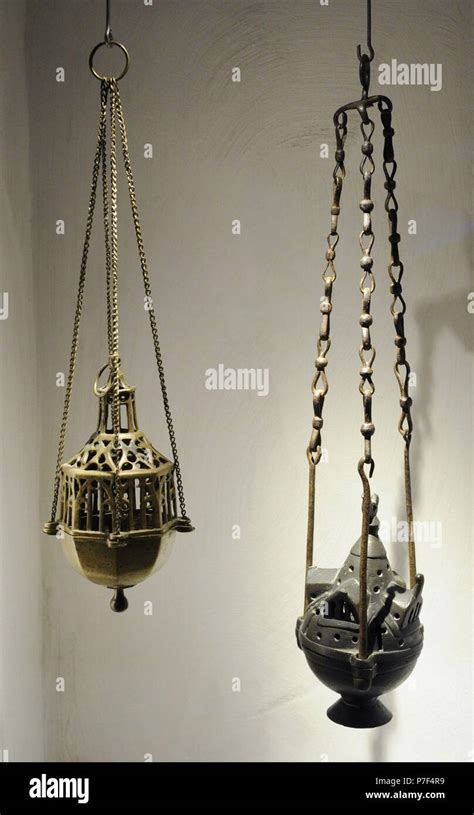 Thurible for incense. Medieval Museum. Stockholm. Sweden Stock Photo - Alamy