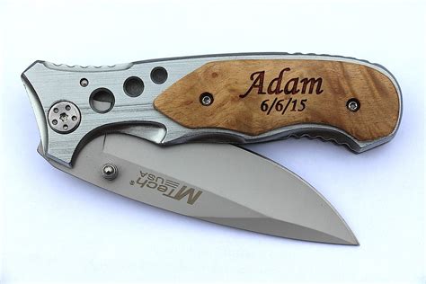 Custom Engraved Pocket Knives Groomsmen Gift by EngravingsOnDemand