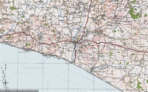 Historic Ordnance Survey Map of Bridport, 1919