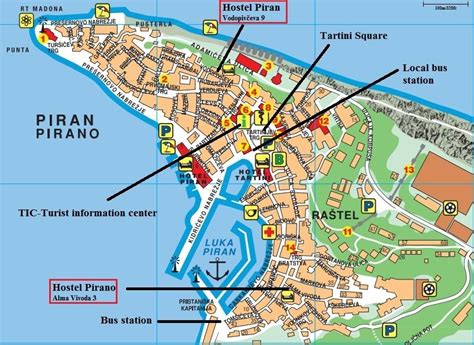 map of piran slovenia