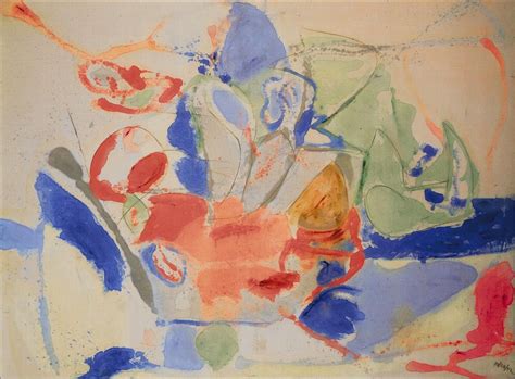 Helen Frankenthaler - Mountains and Sea, 1952, oil and charcoal on canvas [1659x1224] | Helen ...