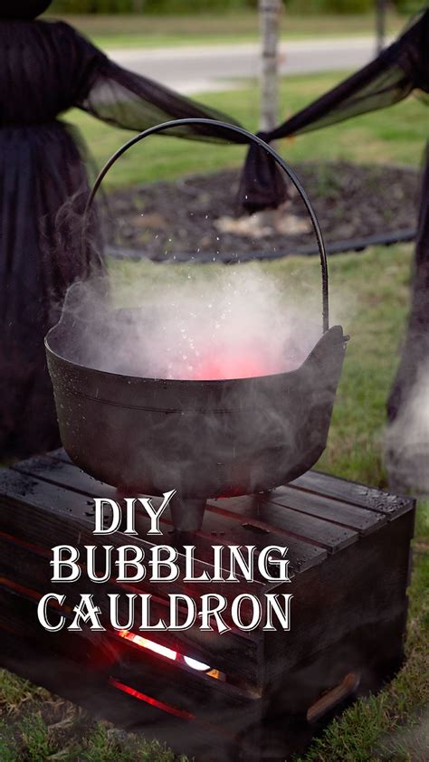 How to Make a Bubbling Cauldron for Halloween