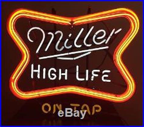 Miller High Life Beer Neon Sign Vintage | Vintage Neon Sign