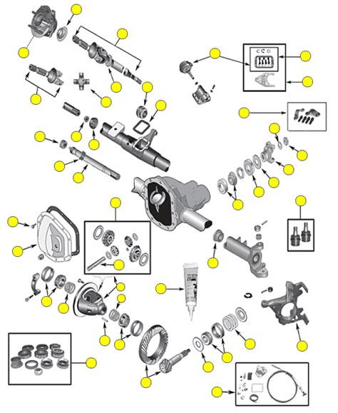 Dodge dana 60 front axle parts diagram - lasopason