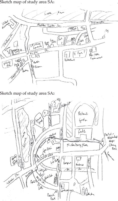 Figure 3 from Invariant spatial information in sketch maps - a study of survey sketch maps of ...