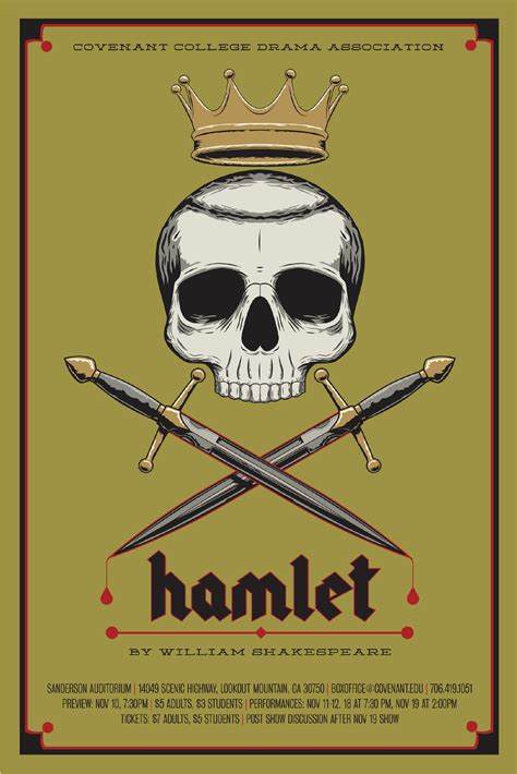 Hamlet Poster Images_Full Image – Greg Van Dyke Art and Design