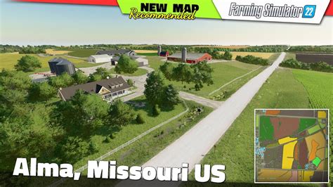 FS22 ★ NEW MAP "Alma, Missouri US" - Farming Simulator 22 New Map Review 2K60 - YouTube