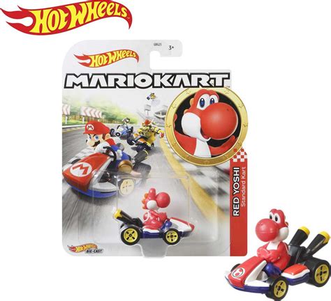 Hot Wheels Mario Kart Yoshi Red Vehicle | Walmart Canada