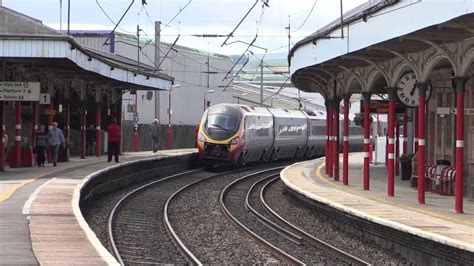 Penrith - Virgin Pendolino going south - YouTube