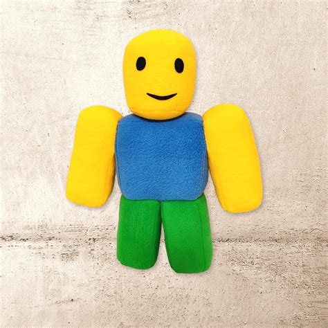 Noob Roblox Plush, Gamer Gift Plushie Toy - Etsy