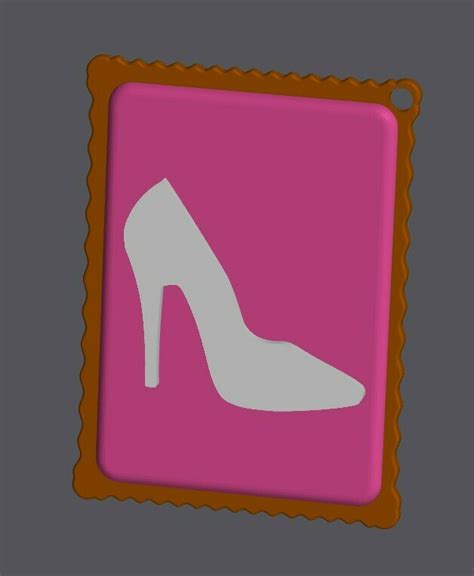 STL file Barbie Shoe Cookie・Template to download and 3D print・Cults