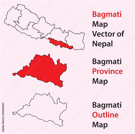 Bagmati map vector of nepal, bagmati province of nepal, bagmati line map, bagmati outline map ...