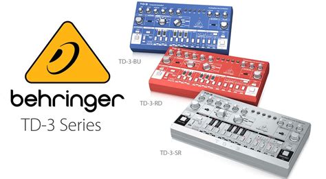 Behringer TD-3 Synthesizer officially released in 3 colours - gearnews.com