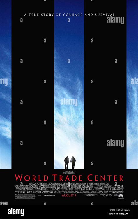 TWIN TOWERS MOVIE POSTER, WORLD TRADE CENTER, 2006 Stock Photo - Alamy