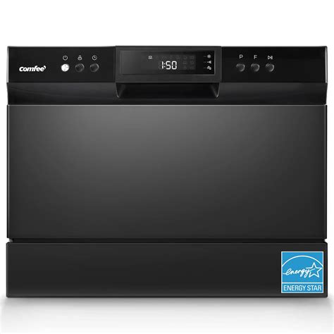 COMFEE’ Countertop Dishwasher, Energy Star Portable Dishwasher, 6 Place ...