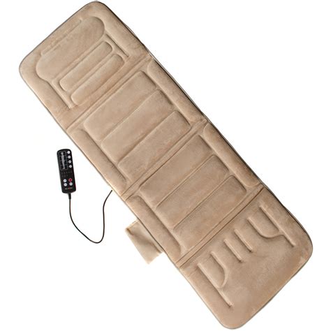 HomCom Deluxe Heated Vibrating PU Leather Massage Recliner Chair - Cream - Walmart.com