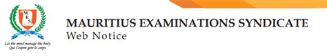 Grade 7 Admission 2024 Mauritius Examinations Syndicate (MES)