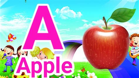 A for apple | abcd poem | kids cartoon video |A for apple video by jinga lala kids - YouTube