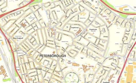 Peterborough Street Map | I Love Maps