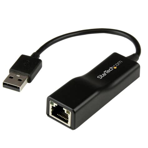 Amazon.com: StarTech.com USB 2.0 to 10/100 Mbps Ethernet Network Adapter Dongle (USB2100 ...