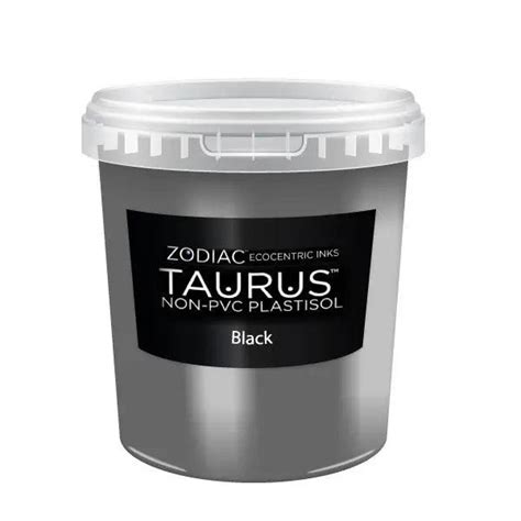 Zodiac Taurus Black Non-PVC Ink — SPSI Inc.