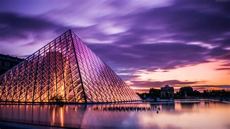 Wallpaper Louvre, Paris, France, travel, tourism, Travel Wallpaper ...